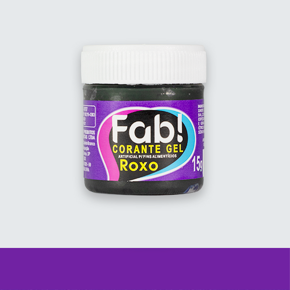 Corante em Gel Fab 15g - ROXO