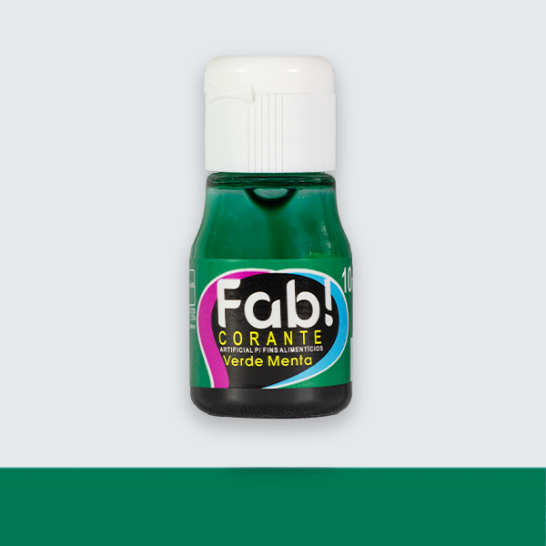 Corante Liquído FAB Cores 10ml - Verde Menta