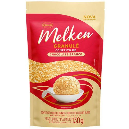 Granulé de Chocolate Melken Branco 130g