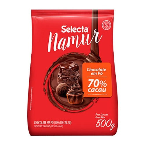 Chocolate Em Pó 70% De Cacau 500g Selecta Namur