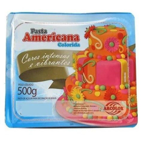 Pasta Americana 500g Pêssego Arcolor
