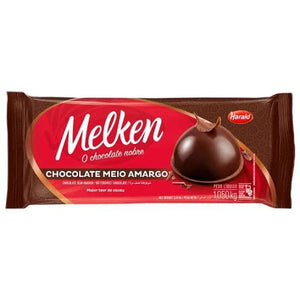CHOCOLATE HARALD MELKEN 1,01Kg MEIO AMARGO
