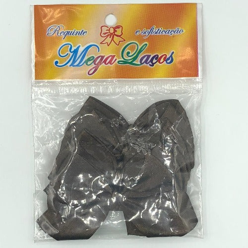 Mega Laço Requinte Marrom G N9 c/6unid