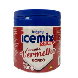 Corante Vermelho Bordo 100g - Iceberg